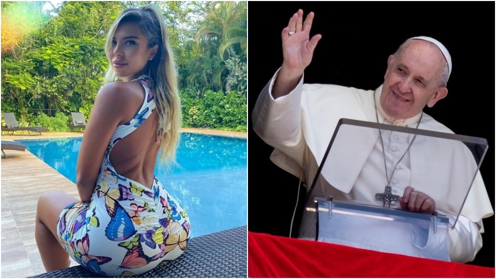 „ The Pope’s thumb gave me more confidence, “ said the Instagram star, as the Vatican account liked another sexy photo of another model – RT World News