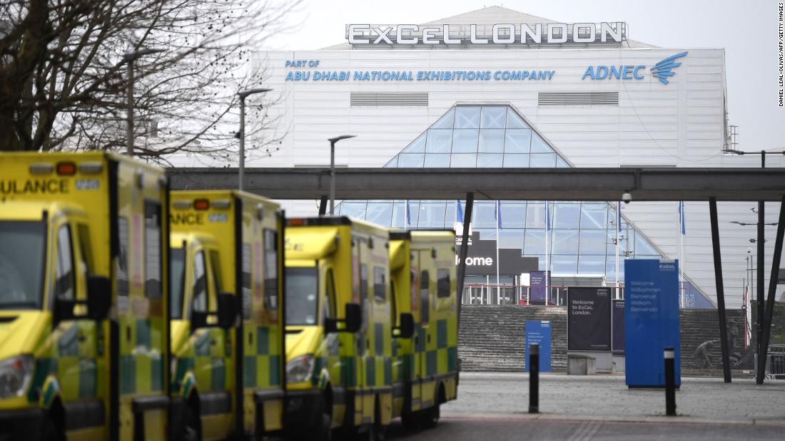 UK Covid-19 emergency hospitals have requested to be “ready” to accept patients