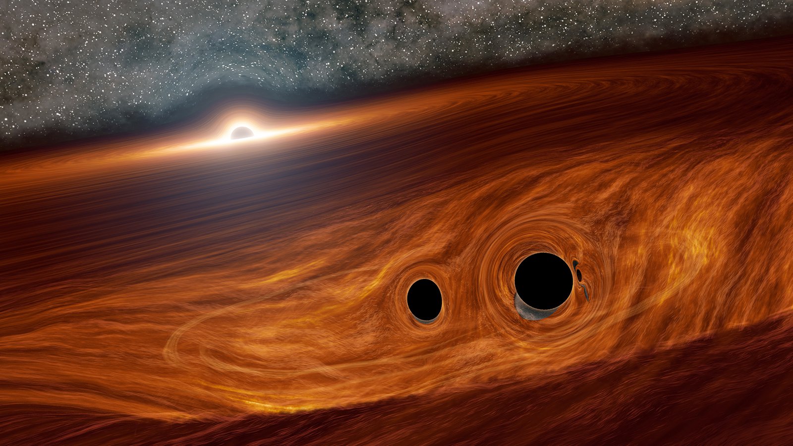 Astronomers see a hint of the gravitational-wave background of the universe