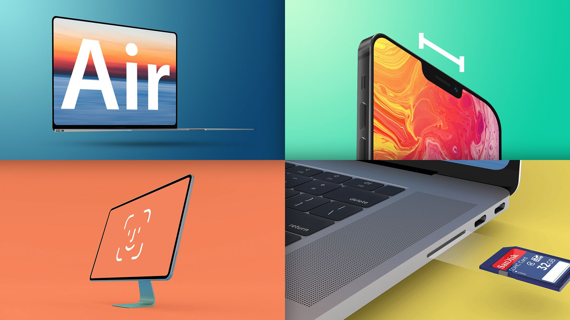 Headline news: MacBook Air is ‚thinner and lighter‘, iPhone 13 is smaller, iOS 14.4 in