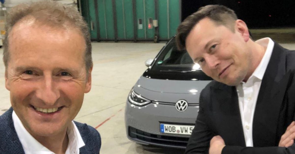 Volkswagen CEO Elon Musk teases Tesla to make his Twitter debut